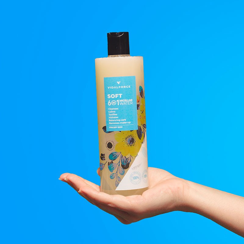 SOFT MICELAR. Gezichtsreiniger en Make-up Remover voor Droge of Normale Huid - 2