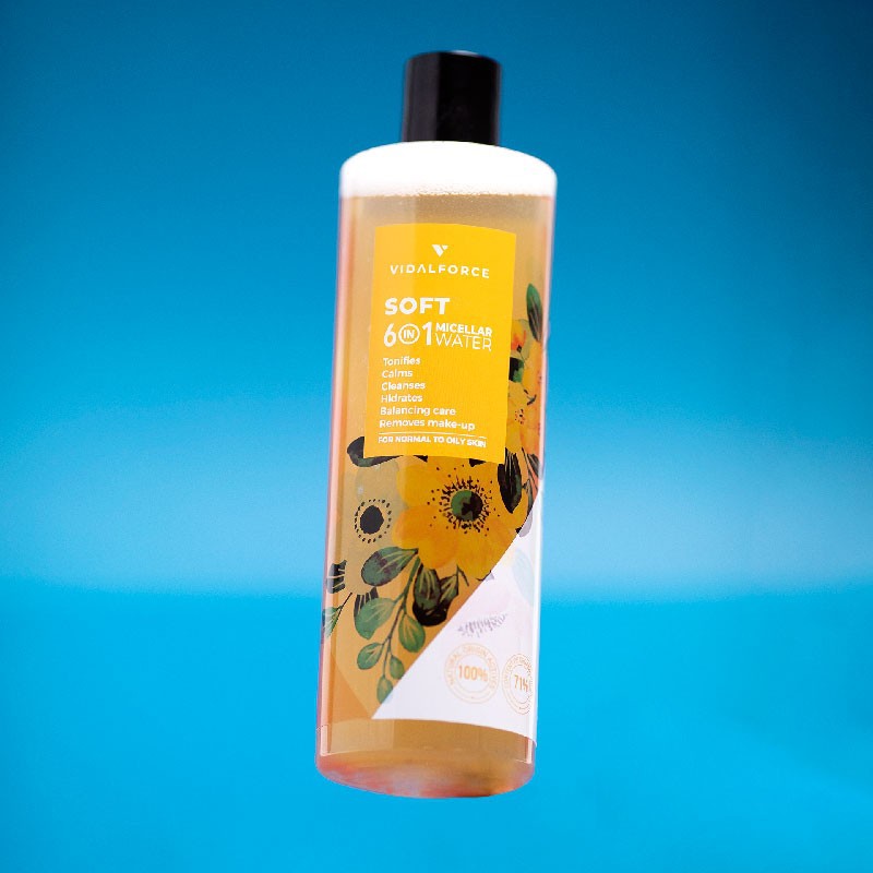 SOFT MICELAR. Nettoyant Visage et Démaquillant pour Peau Mixte ou Grasse - 2