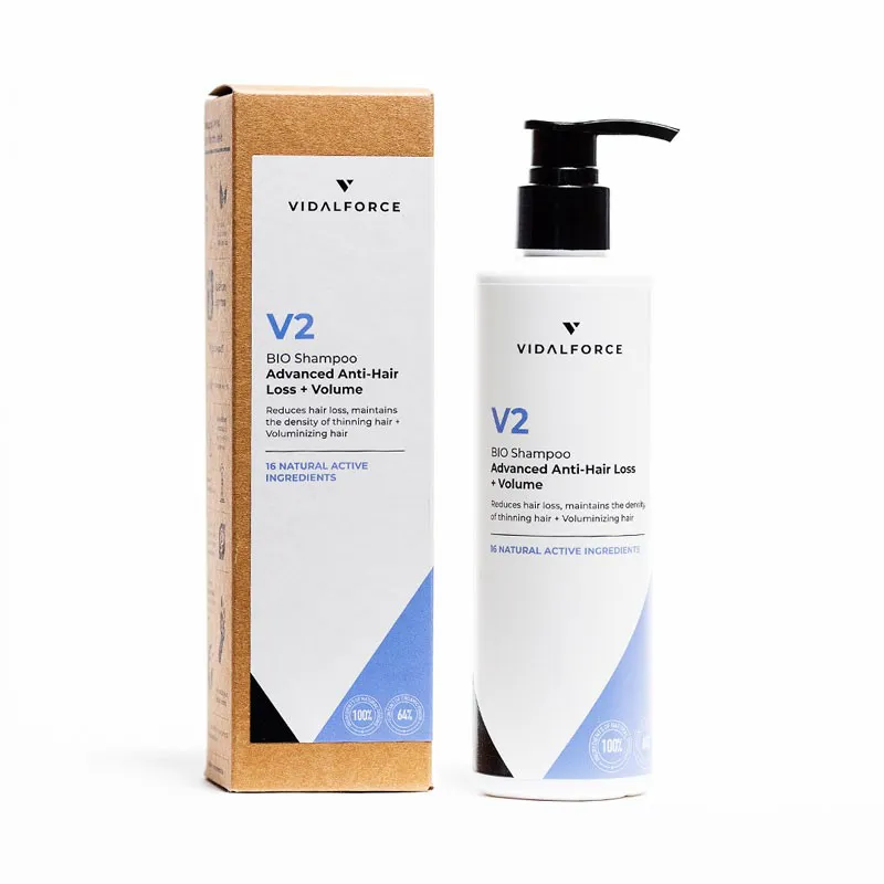 Champú V2 caída avanzada y voluminizador