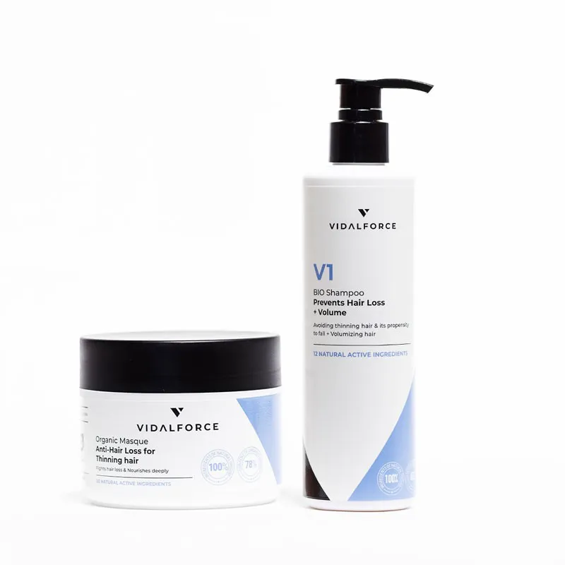 Champu V1 + Mascarilla, Pack Prevencion Anti-Caida BIO - 1