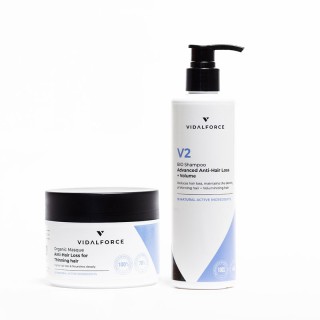 V2 Shampoo Pack + Natural Bio Anti-Fall Mask ADVANCED FALL
