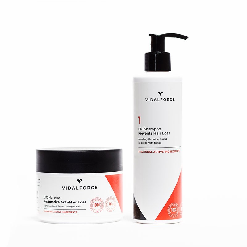 Shampooing 1 + Masque, Pack Prévention Anti-Chute BIO - 1