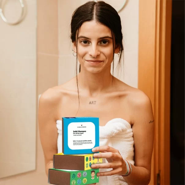 Champu Solido Artesanal 100% Natural y 30% BIO 85gr - 4