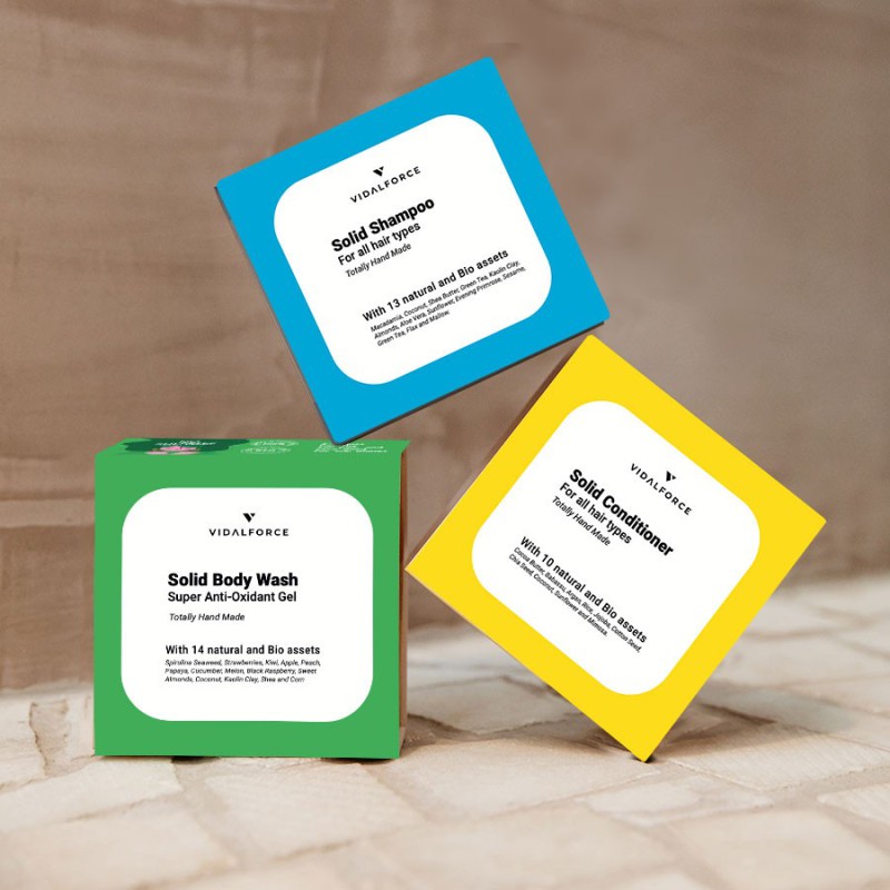 Ambachtelijke Solide Shampoo 100% Natuurlijk en 30% BIO 85gr - 5