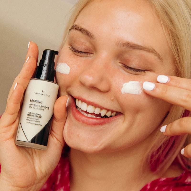 MARINE Natürliche Anti-Falten-Creme mit Sonnenschutz 30SPF - 8