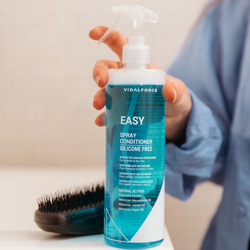 EASY Acondicionador sin Aclarado Natural Bifásico Sin Siliconas Ni Petroquímicos - 3