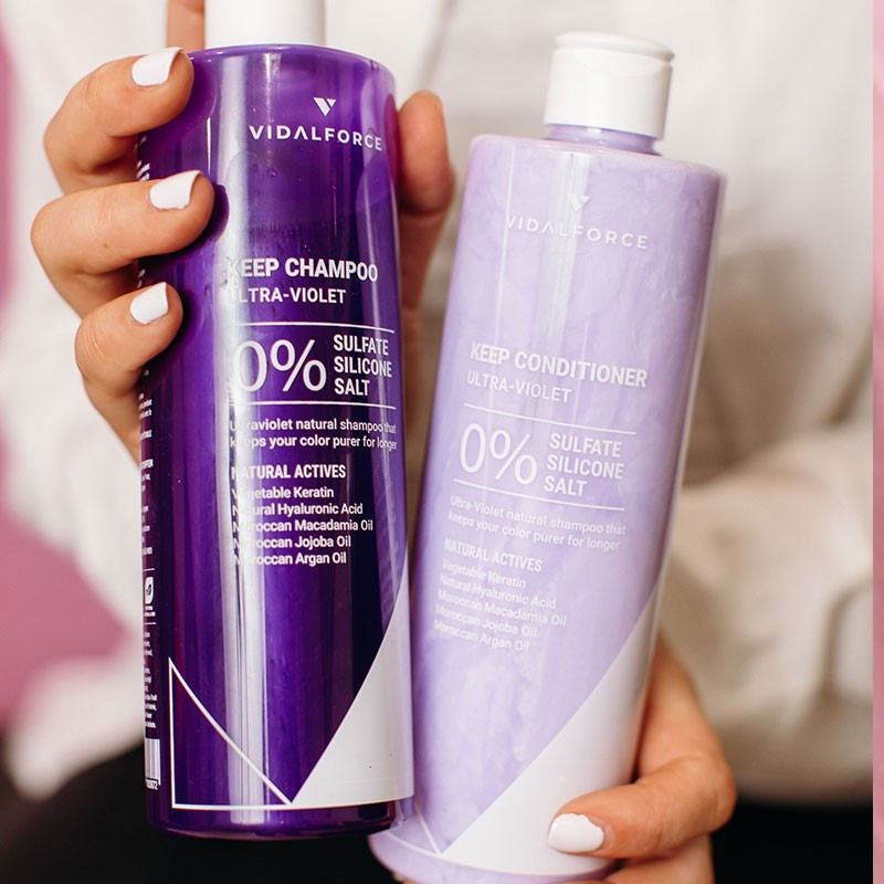 KEEP Champu Violeta Natural Sin Sulfatos, Sin Siliconas y Sin Sal - 6