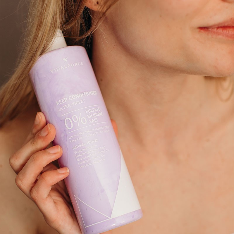 KEEP Acondicionador Violeta Natural Sin Sulfatos, Sin Siliconas y Sin Sal - 4