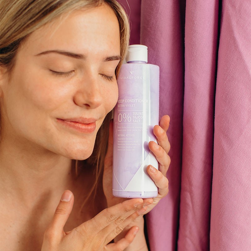 KEEP Natuurlijke Violet Conditioner Zonder Sulfaten, Zonder Siliconen en Zonder Zout - 3