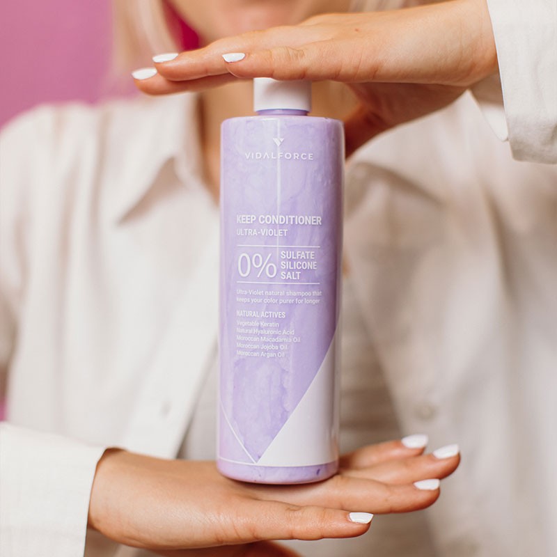 KEEP Natural Violet Conditioner Without Sulfates, Without Silicones and Without Salt - 1