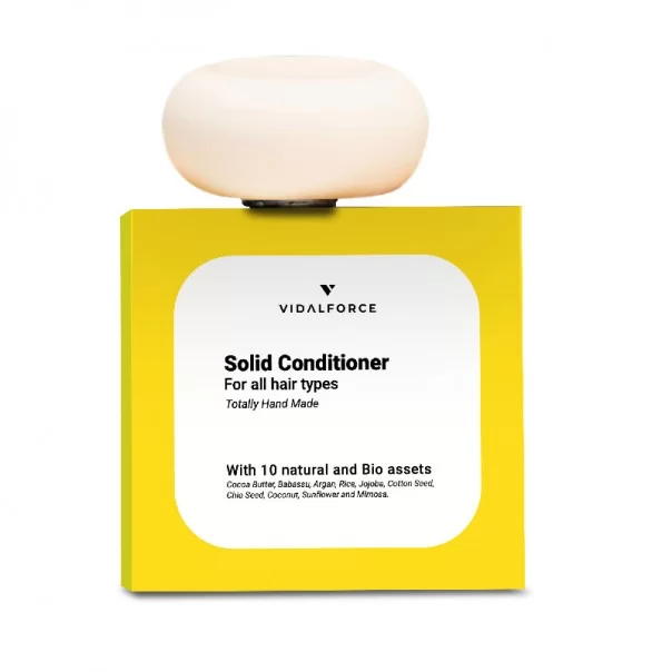 Acondicionador Solido Artesanal 100% Natural y 50% BIO 85gr - 1