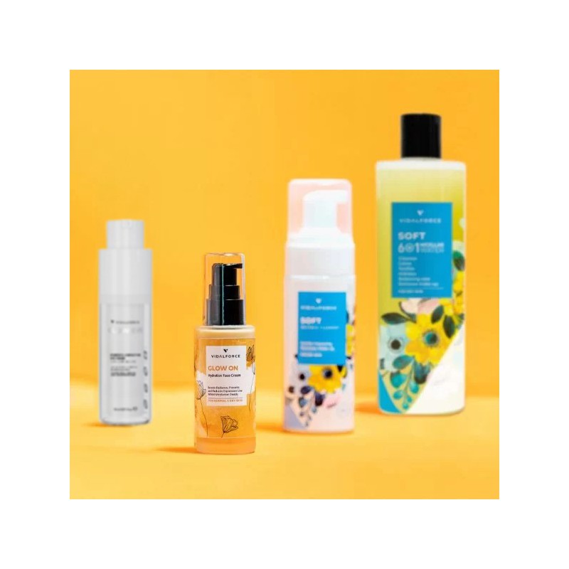 Rutina Facial Hidratante Glow On - Piel Seca/Normal - - 1