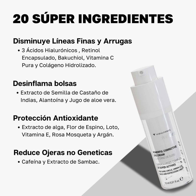 GLOW EYE Creme para contorno dos olhos Supercharged Complex - 6