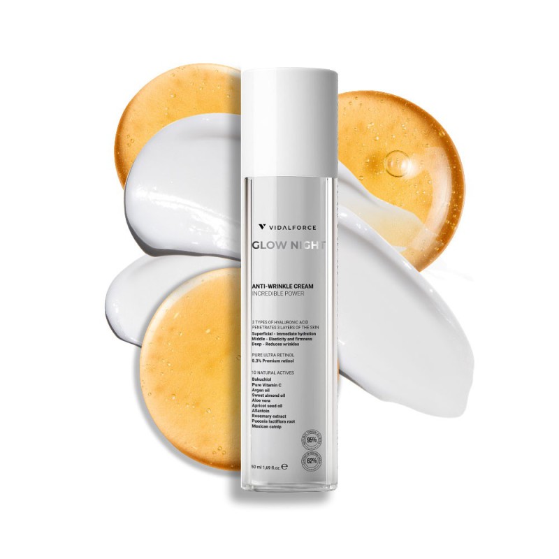 GLOW NIGHT Crema de noche Antiedad