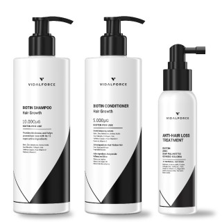Compleet Biotine Anti-haaruitval Behandelingspakket - 1