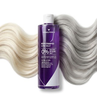 Natuurlijke Violet Shampoo Zonder Sulfaten, Zonder Siliconen en Zonder Zout