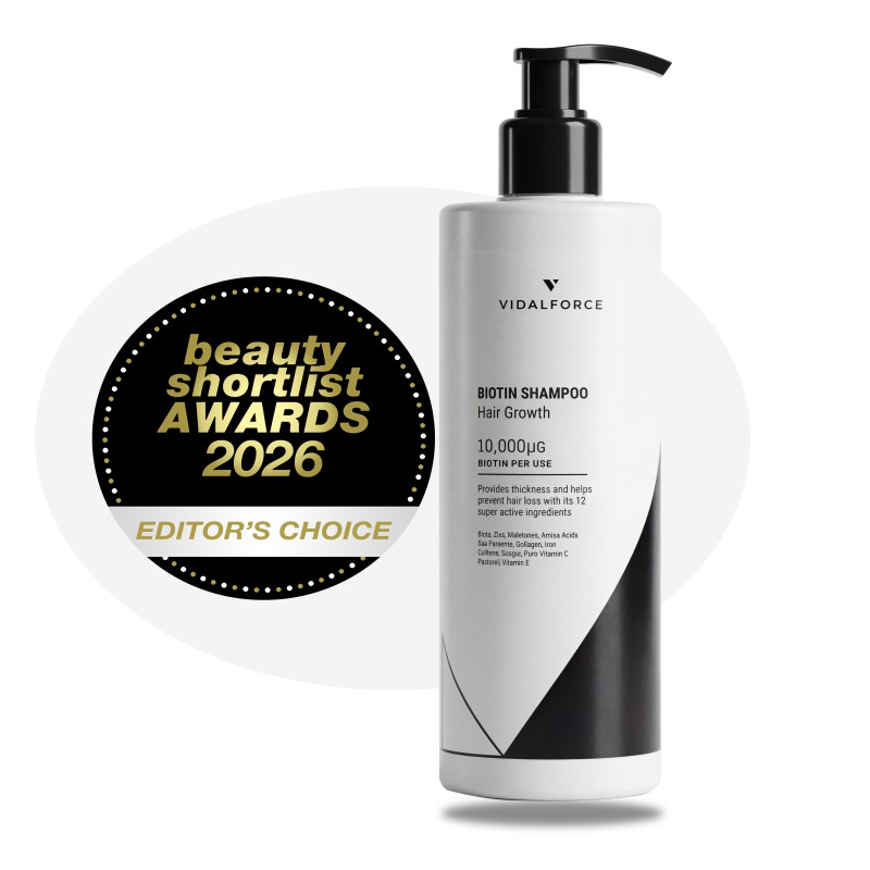 Shampoo Biotina per Capelli 10000 mcg + 12 Attivi