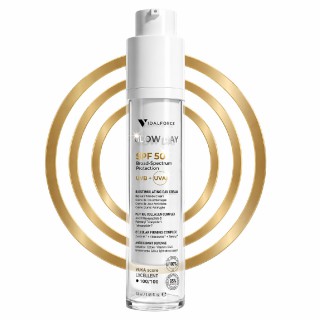 GLOW DAY Crema Solar Facial SPF 50 UVB + UVA Antiedad Bioestmuladora