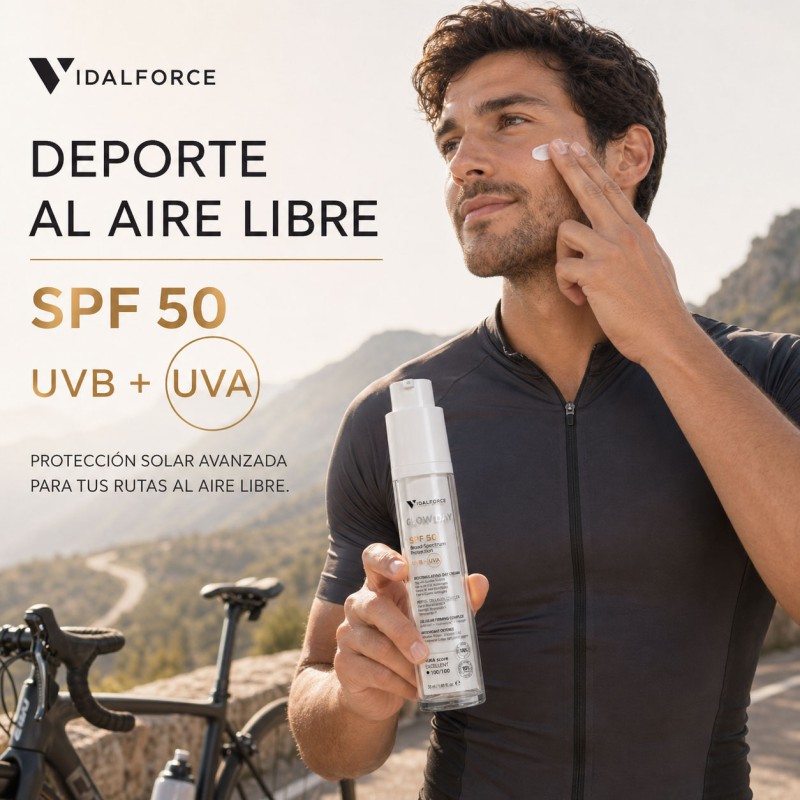 GLOW DAY Crema de día SPF 50 + Bioestimulación Peptídica - 4