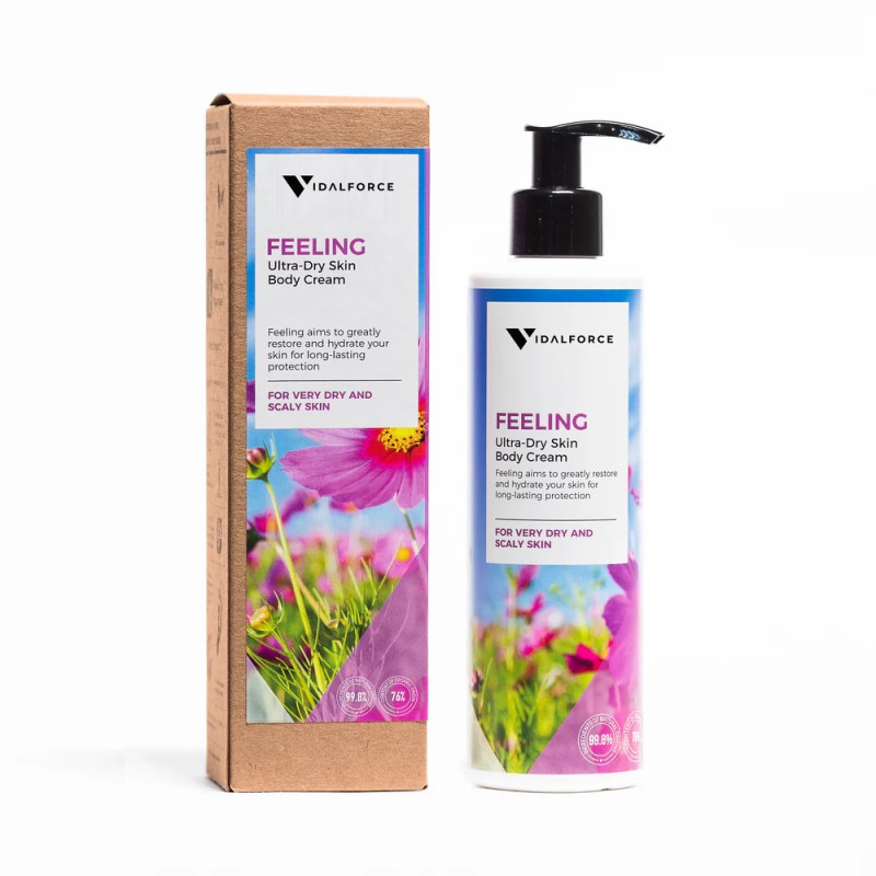 【 Creme Corporal Feeling 】Restaura a pele seca