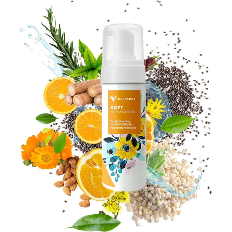 Nettoyant Visage Peau Grasse et Démaquillant Naturel