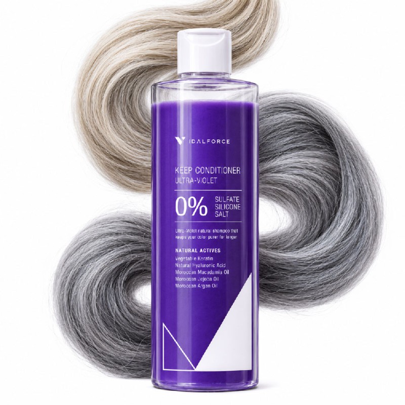 Natural Violet Conditioner Without Sulphates, Without Silicones and Without Salt