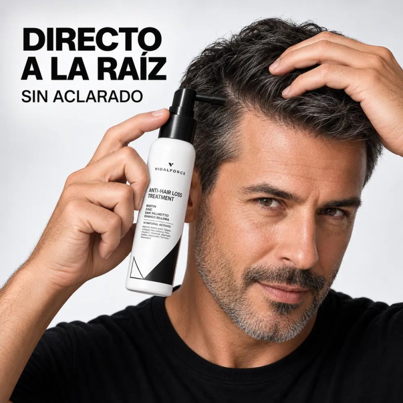 Biotina para o cabelo tratamento com 12 ativos naturais