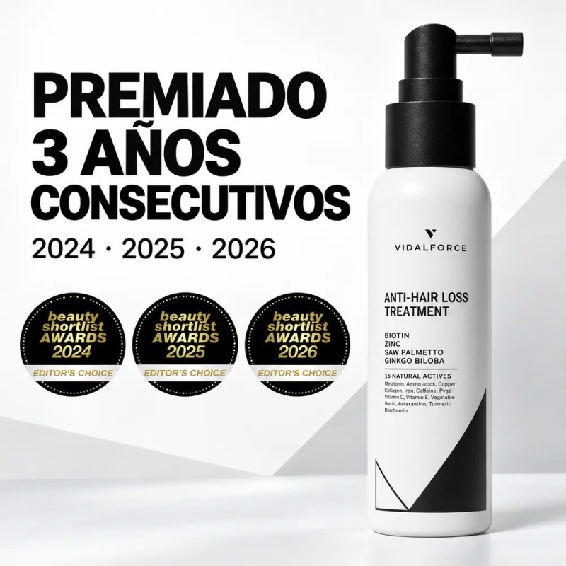 Biotina para o cabelo tratamento com 12 ativos naturais