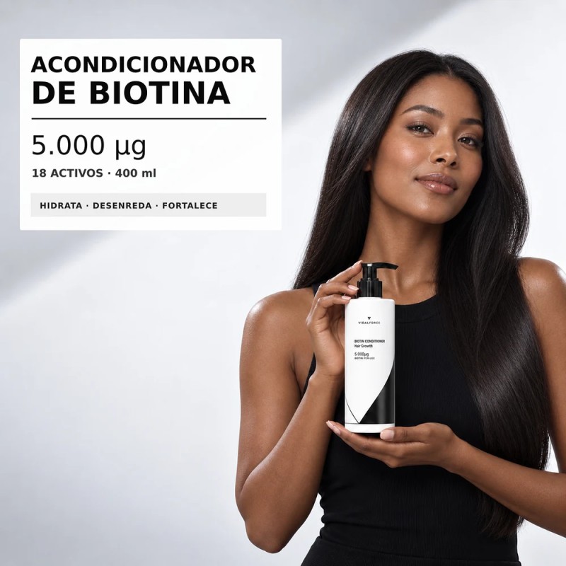 Conditioner with biotin 5000 mcg