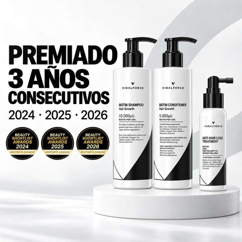 Complete Biotin Anti-Hair Loss Treatment Pack
