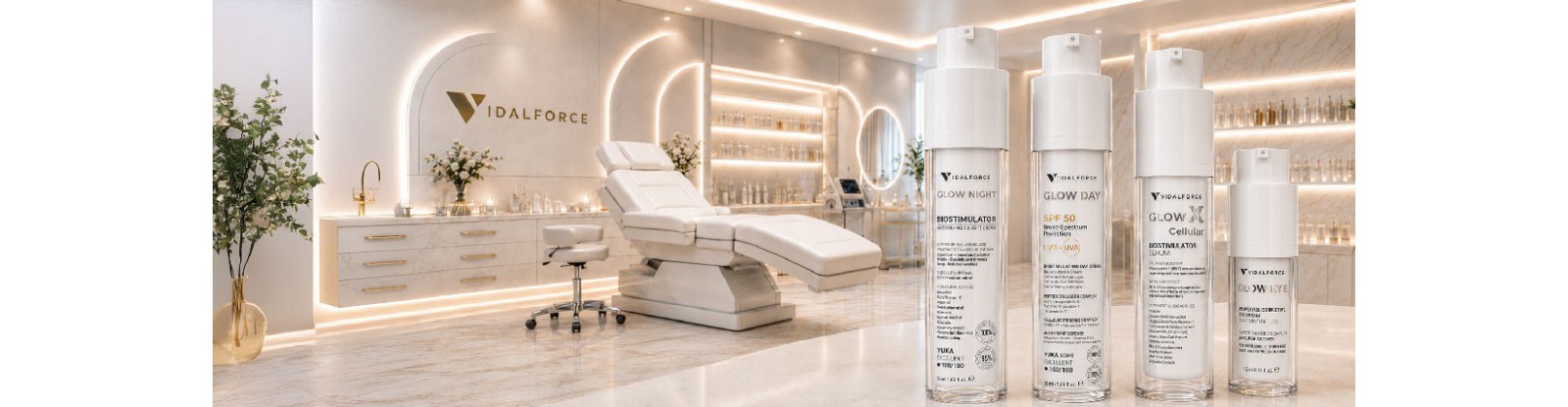 Glow Vidalforce | Cosmética Facial Bioestimuladora Antiedad