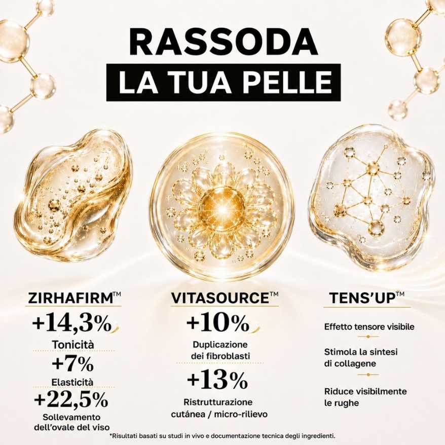 Glow Day 3 attivi rassodanti Zirhafirm Vitasource Tens Up